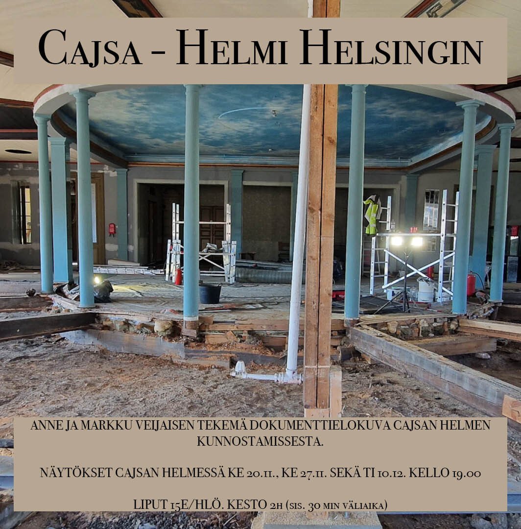 Cajsa - Helmi Helsingin -dokumenttielokuvan näytös